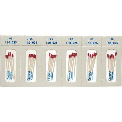 Dentsply Maillefer Absorbent Paper Points, Sterile, .06 Taper, ISO #25, Red, 180/Pack, 670195 thumbnail 13
