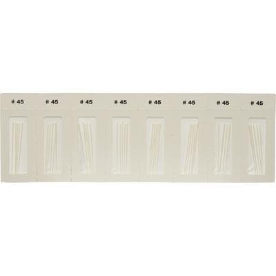 DiaDent Absorbent Paper Points, Cell Pack, #45 White, .02 Taper, Non-Marked, 200/Box thumbnail 7