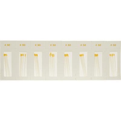 DiaDent Absorbent Paper Points, #50 Yellow, .02 Taper, Non-Marked, Sterile Cell Pack, 200/Box thumbnail 7