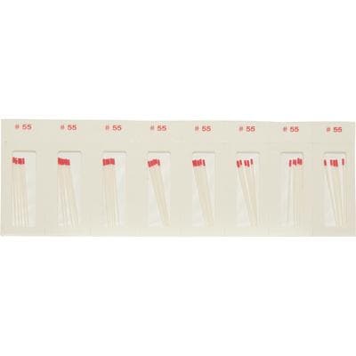 DiaDent Absorbent Paper Points, Cell Pack, #55 (Red), Non-Marked, ISO .02 Taper, 200/Box thumbnail 6