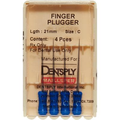 Dentsply Maillefer Finger Plugger, Size C (Blue), Plastic Handle, 21 mm, 4/Pkg, 671702 thumbnail 11