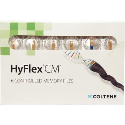 HyFlex CM Controlled Memory NiTi Rotary Files, .04 Taper, 21mm, Size #30, Blue, 6/Pk, H8210430 thumbnail 9
