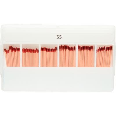 Kerr Standardized Gutta Percha Points, Size #55 (ISO Color Red), 100/Box, #12656 thumbnail 7
