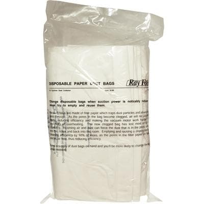 Ray Foster Disposable Paper Dust Bag Filters for Cyclone Dust Collector, 10/Pk thumbnail 5