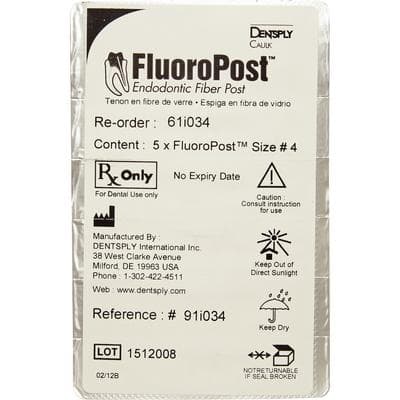 FluoroPost™ Endodontic Fiber Post #4 Green Refill Pack of 5 (61I034) thumbnail 8