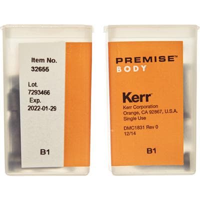 Kerr Premise Universal Nanofilled Composite, Body Shade B1, 0.2 g Unidose Refill, 20/Pk, #32655 thumbnail 12