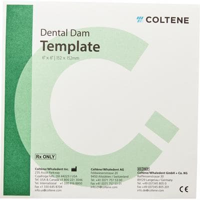 Hygenic Rubber Dam Template 6" (152 mm), 1/Pk, H01441 thumbnail 11