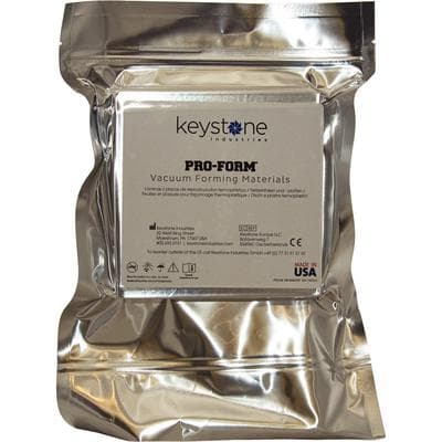 Pro-Form Splint Material, 0.030" (0.75mm), 5" x 5" (127 x 127mm), Clear, 25 Sheets/Pack, 9615020 thumbnail 12