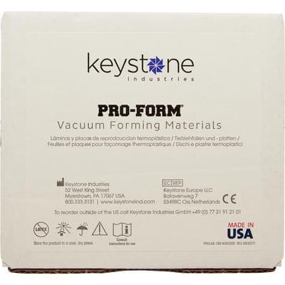 Pro-Form Soft EVA Vacuum Forming Material, Clear, 5" x 5", 0.080" (2mm), 25 Sheets/Pack, 9597150 thumbnail 14
