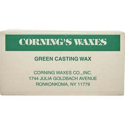 Casting Wax Sheets, 24 Gauge, Green, 1 lb Box - Casting Wax Sheets, 1 lb Box - 24 Gauge, Green - Image 1