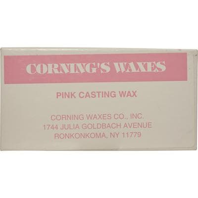 Casting Wax Sheets, 1 lb Box, 26 Gauge, Pink - Casting Wax Sheets, 1 lb Box - 26 Gauge, Pink - Image 1