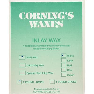 Inlay Wax - Lump, White, 1 lb Box - Inlay Wax - Lump, White, 1 lb - Image 1
