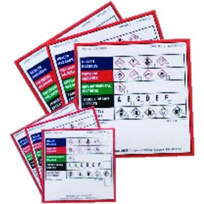 GHS Chemical Product Labels, 2.5" x 2.5", Color Coded, Water Resistant, 25/Pkg, GHSC thumbnail 4