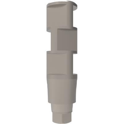 Accelx Pickup Impression Coping, Open Tray, Hex, Profile Diameter 4, Post Height 12 thumbnail 2