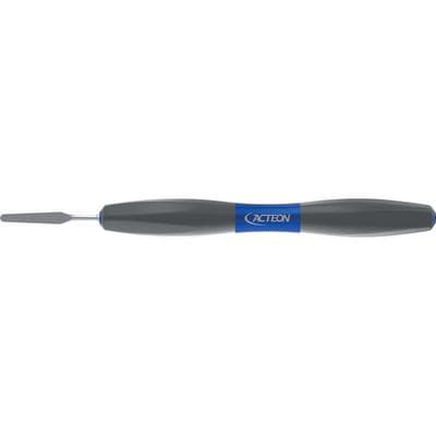 Bliss Wax & Cement Spatula #5, 20mm, Double End, Silicone Handle, Stainless Steel thumbnail 3