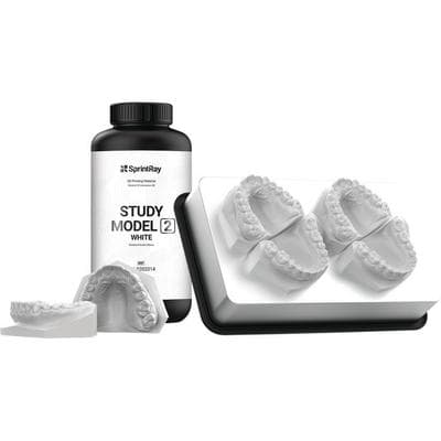 SprintRay Study Model 2 White 3D Printing Resin, 1 kg Bottle thumbnail 6