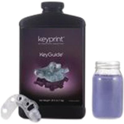 Keyprint KeyGuide 3D Resin, Blue Transparent, 0.5 kg Bottle, 4200001 thumbnail 5
