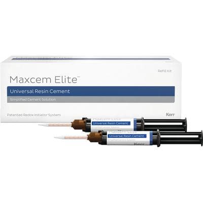 Maxcem Elite Universal Resin Cement Intro Kit, 3 x 5 g Dual Syringes (2 Clear, 1 White), 40 Mixing Tips, #34417 thumbnail 20