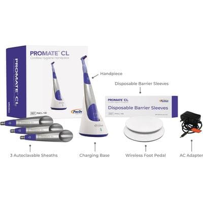 Pac-Dent ProMate CL Cordless Hygiene Handpiece Kit, 500-4000 RPM, PMCL-100 thumbnail 9