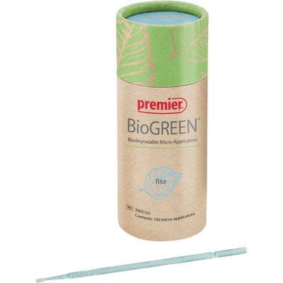 Premier BioGREEN Biodegradable Micro-Applicators, Fine, Blue, 100/Tube, 3005101 thumbnail 14