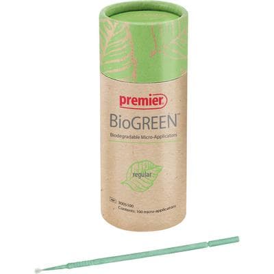 BioGREEN Micro-Applicator, Regular, Green, 100/Tube, 3005100 thumbnail 16