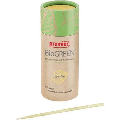 Premier BioGREEN Micro-Applicators, Super-Fine, Yellow, 100/Tube, 3005102 thumbnail 14