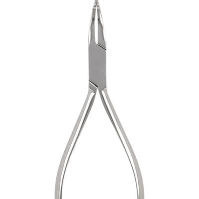 Patterson® How Style Offset Utility Pliers, Stainless Steel, 5-1/8" Overall Length, Non-Cutting, Non-Locking, 1/Pkg - Patterson® How Style Offset Utility Pliers - Patterson® How Style Offset Utility Pliers - Image 1