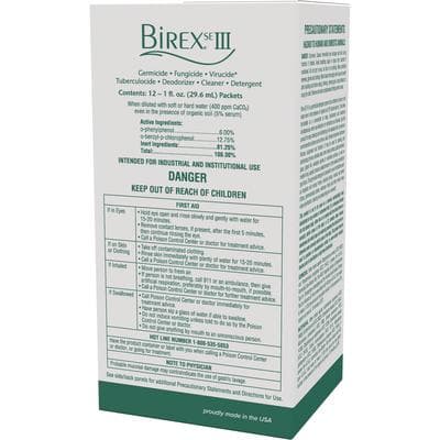 Birex SE III Surface Disinfectant Concentrate Operatory Pack, 12 x 1 oz Packets, 296042 thumbnail 6