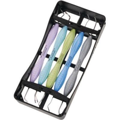 LM Arte Posterior Composite Instrument Set with LM-ErgoSense® Handle (5 Instruments + Cassette) - LM Arte Posterior Set, LM-ErgoSense® Handle - LM Arte Posterior Set, LM-ErgoSense® Handle - Image 1