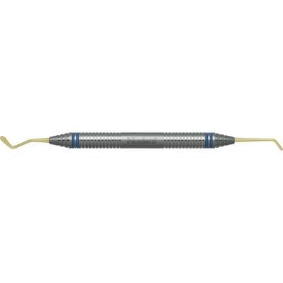 Nordent Composite Placement Instrument #2, Double-Ended Paddle/Condenser, Titanium Nitride Coated, DuraLite ColorRings Handle, CEPFI2T thumbnail 6