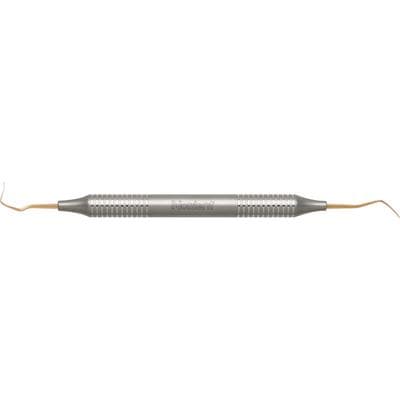 Nordent Composite Placement Instrument #1 Gutsell, Double Paddle, Titanium Nitride Coated, DuraLite Round Handle, Stainless Steel, Double End thumbnail 4