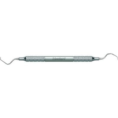 Nordent Relyant® Gracey Curette #17/18L, Long Reach, Double-Ended, Relyant® #6 Handle, Stainless Steel - Relyant® Curette – # 17/18L, Gracey, Long Reach, Relyant® # 6 Handle, Double End - Relyant® Curette – # 17/18L, Gracey, Long Reach, Relyant® # 6 Handle, Double End - Image 1