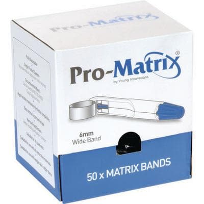 Young Dental Pro-Matrix Bands, Wide, 6 mm, Blue, 50/Pk, 19005 thumbnail 23