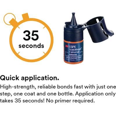 3M Scotchbond Universal Adhesive, Light-Cure, Vial Refill, 5 ml, 1/Pk, 41258 thumbnail 35