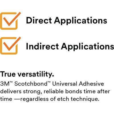 3M Scotchbond Universal Adhesive, Light-Cure, Vial Refill, 5 ml, 1/Pk, 41258 thumbnail 36