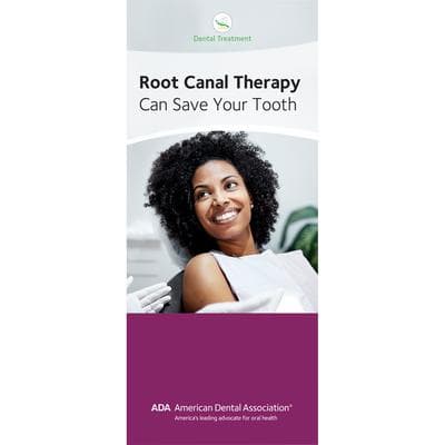 ADA® Brochures, 8 Panel, 3-7/8" W x 9" H, 50/Pkg - Understanding Root Canal Treatment - ADA® Brochures, 8 Panel, 3-7/8 W x 9 H, 50/Pkg - Understanding Root Canal Treatment - Image 1