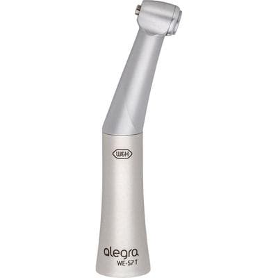 W&H WE-57 T Alegra Contra-Angle Handpiece, 1:1 Ratio, Low Speed, Push-Button Autochuck, FG Burs, Pedo Head thumbnail 3