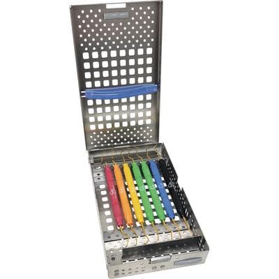 American Eagle Instruments Gold Collection Periodontal Scaling/Root Planing Scaler Kit, 8-Piece, XP Sharpen-Free Tips, AEI4341/42XP thumbnail 4