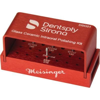 Meisinger Glass Ceramic Intraoral Adjusting and Polishing Kit DSG21, 4-Piece Set thumbnail 5