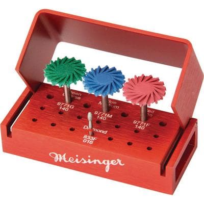 Meisinger Glass Ceramic Intraoral Adjusting and Polishing Kit DSG21, 4-Piece Set thumbnail 7