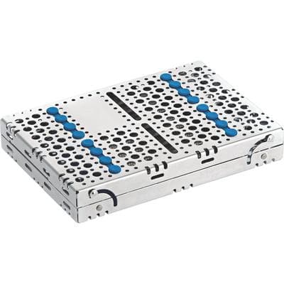 Nordent Sterilization Cassette, Medium, 8 Instruments, Teal, Single-Sided, CH2-8D2 thumbnail 2