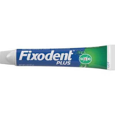 Fixodent Plus Scope Denture Adhesive, 2 oz Tube, 24/Case, 80754404 thumbnail 6