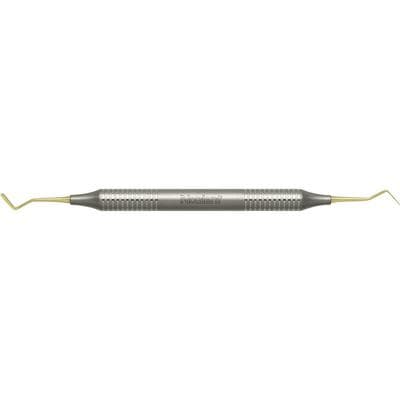 Nordent Composite Placement Instrument #40T, Double Paddle, Titanium Nitride Coated, DuraLite Round Handle, Stainless Steel, Double End thumbnail 11