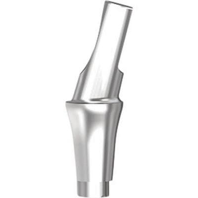 Kontact Non-Scalloped Angulated 15° Standard Implant Abutment, 4.0 mm Diameter x 3.0 mm Height, with Transfixation Screw thumbnail 2