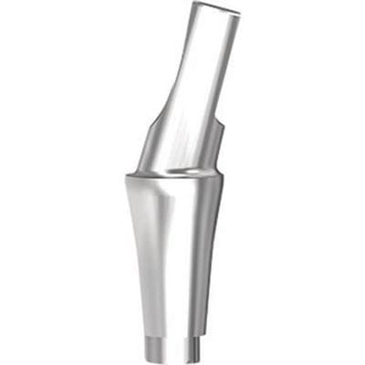 Kontact Non-Scalloped Angulated 15° Standard Implant Abutment, 4.0 mm Diameter x 4.0 mm Height, with Transfixation Screw thumbnail 2