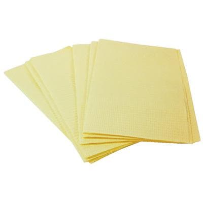 Crosstex UltraGard 2+1 Ply Patient Bibs, White, 16" x 19", 500/Case, WUXWH thumbnail 7