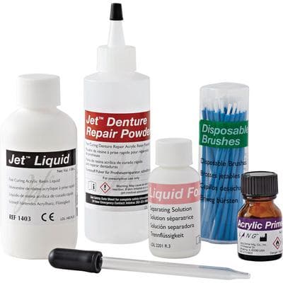 Jet Denture Repair Professional Package B1, 100g Powder/118mL Liquid, 1223B1 thumbnail 4