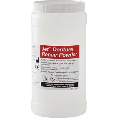 Jet Denture Repair Acrylic Resin Pound Package, Shade B1, Cold/Self Cure, 1 Lb Powder + 236 ml Liquid thumbnail 3