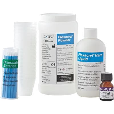 Flexacryl® P1 Soft Denture Reline Material Pound Package, 454g Powder & 236ml Liquid thumbnail 2