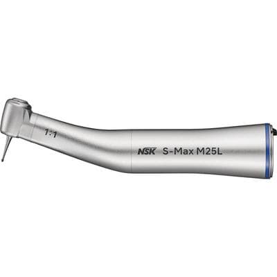 NSK S-Max M25L 1:1 Direct Drive Electric Handpiece Contra Angle, Push-Button Autochuck, Single Spray, Cellular Glass Optic thumbnail 4